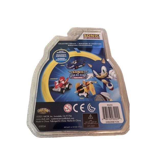 ✅Sega Sonic The Hedgehog Yellow Tails Collectible Diecast Real Metal - TW1 - Picture 2 of 4